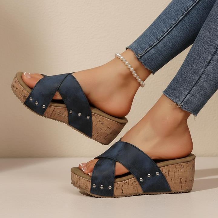 Kimberly – Boho Comfort Wedge Sandals