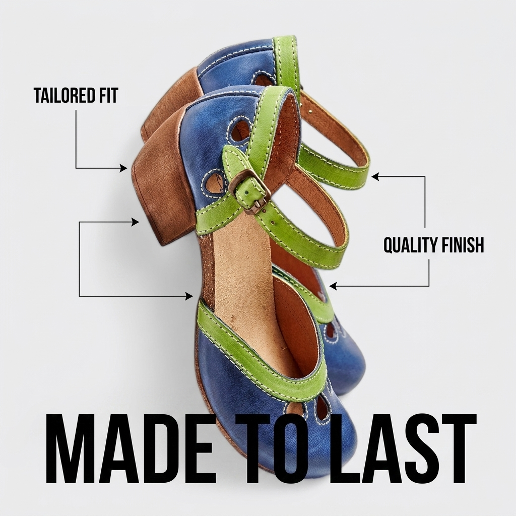 Isidora | Ankle Strap Block Heel Sandals for Women