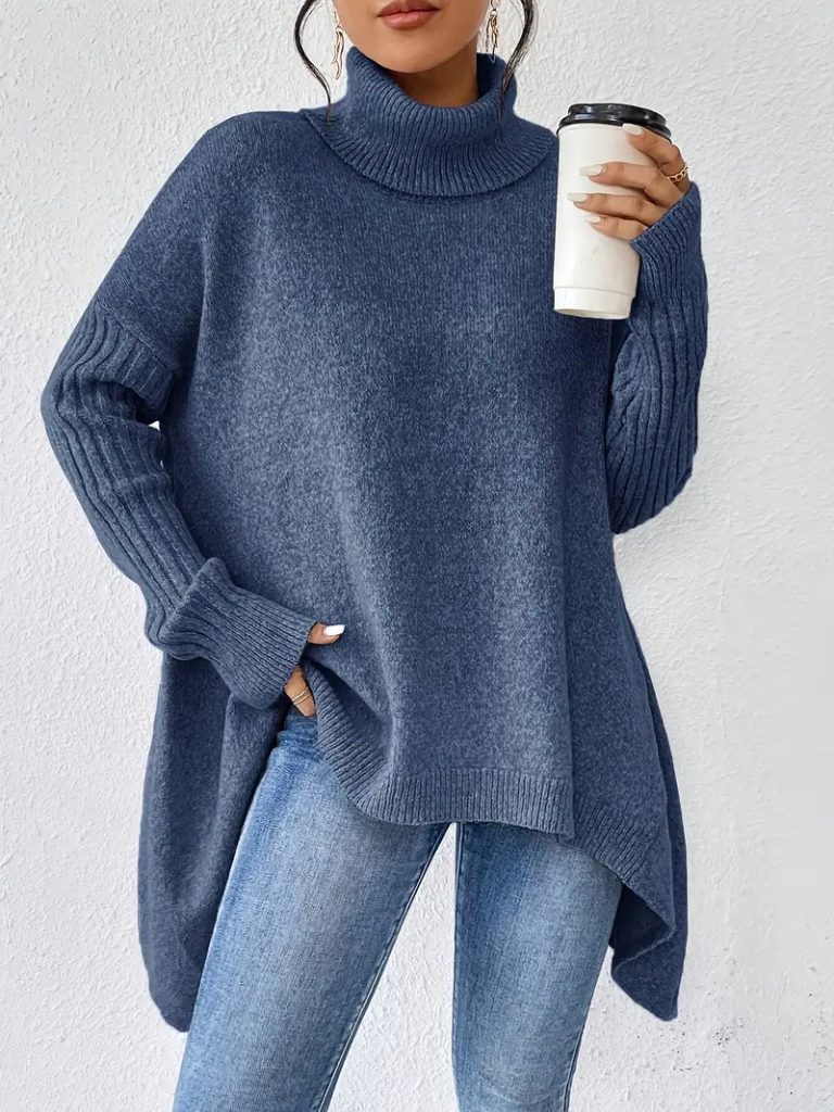 Ilona | Oversized Turtleneck Sweater for Women