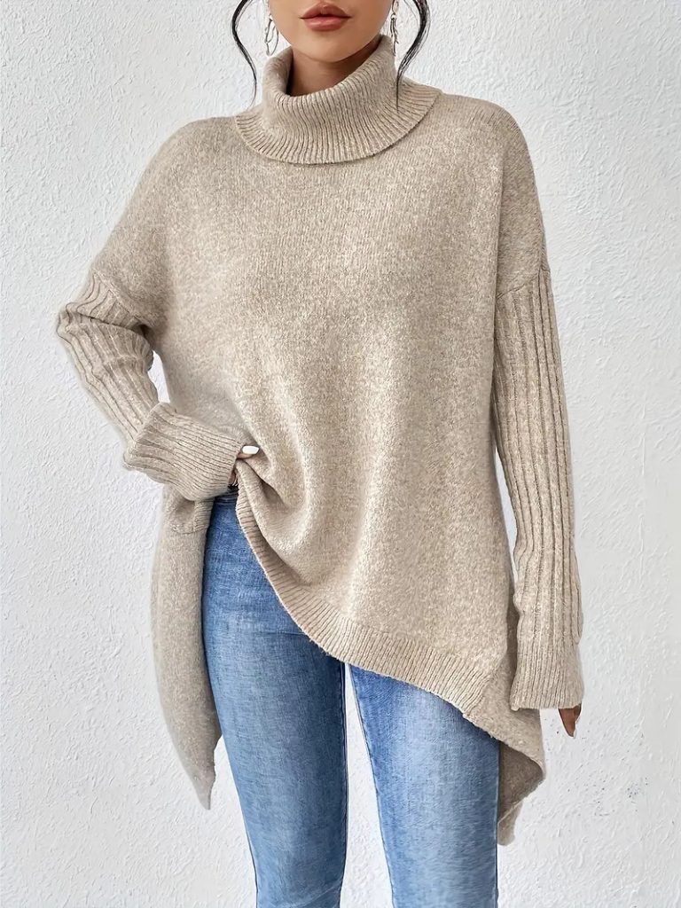 Ilona | Oversized Turtleneck Sweater for Women