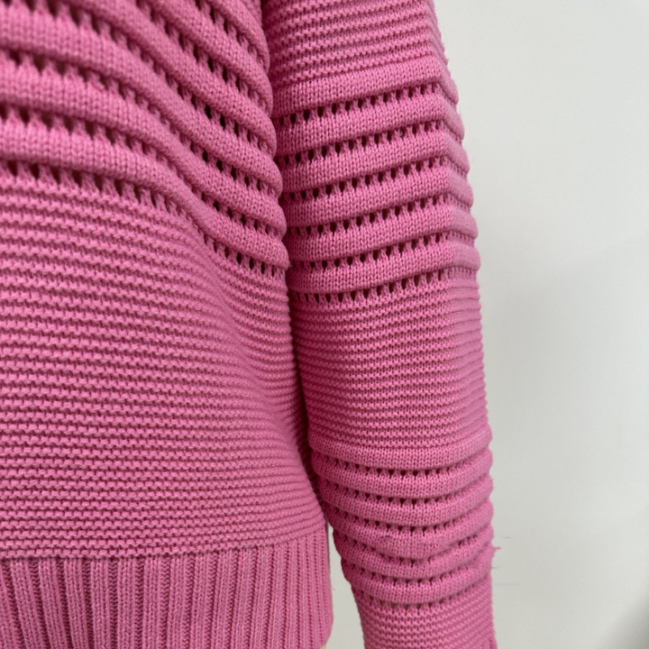 Women's Relaxed Pullover Sweater – Slouchy Knit Sweater