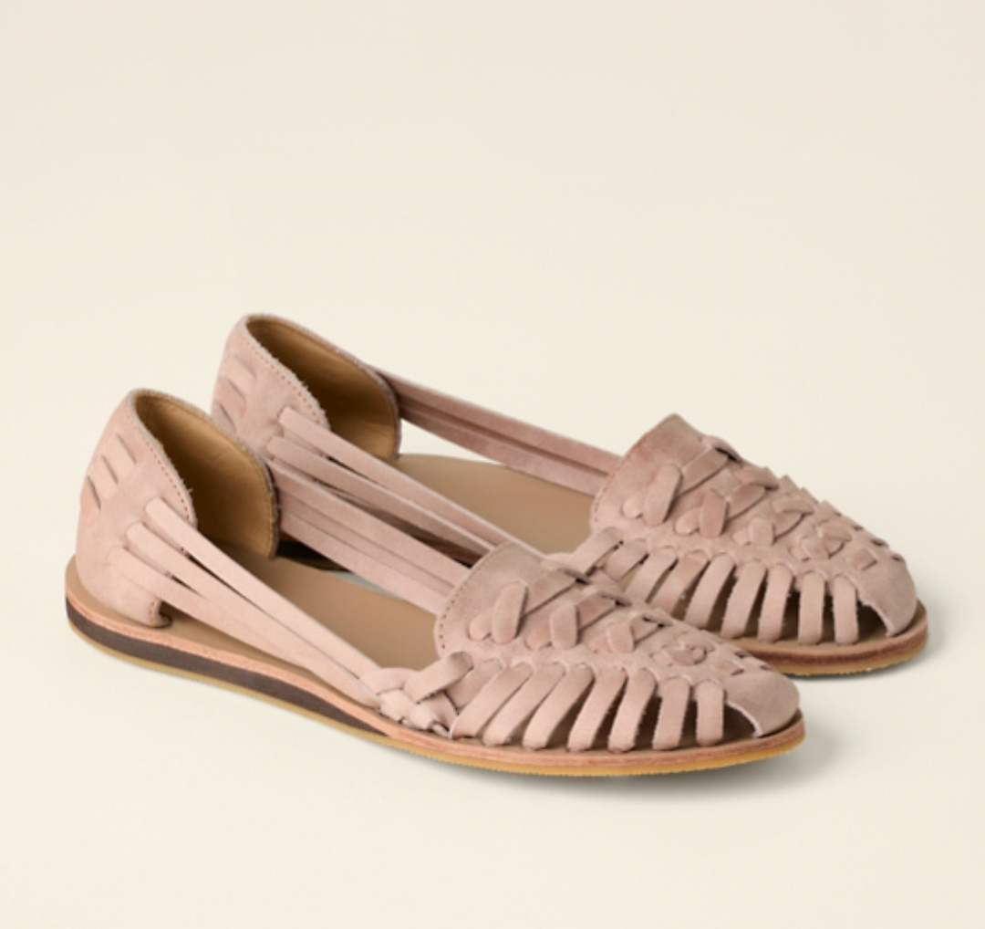 Woven Flat Sandals with Open Toe for Women