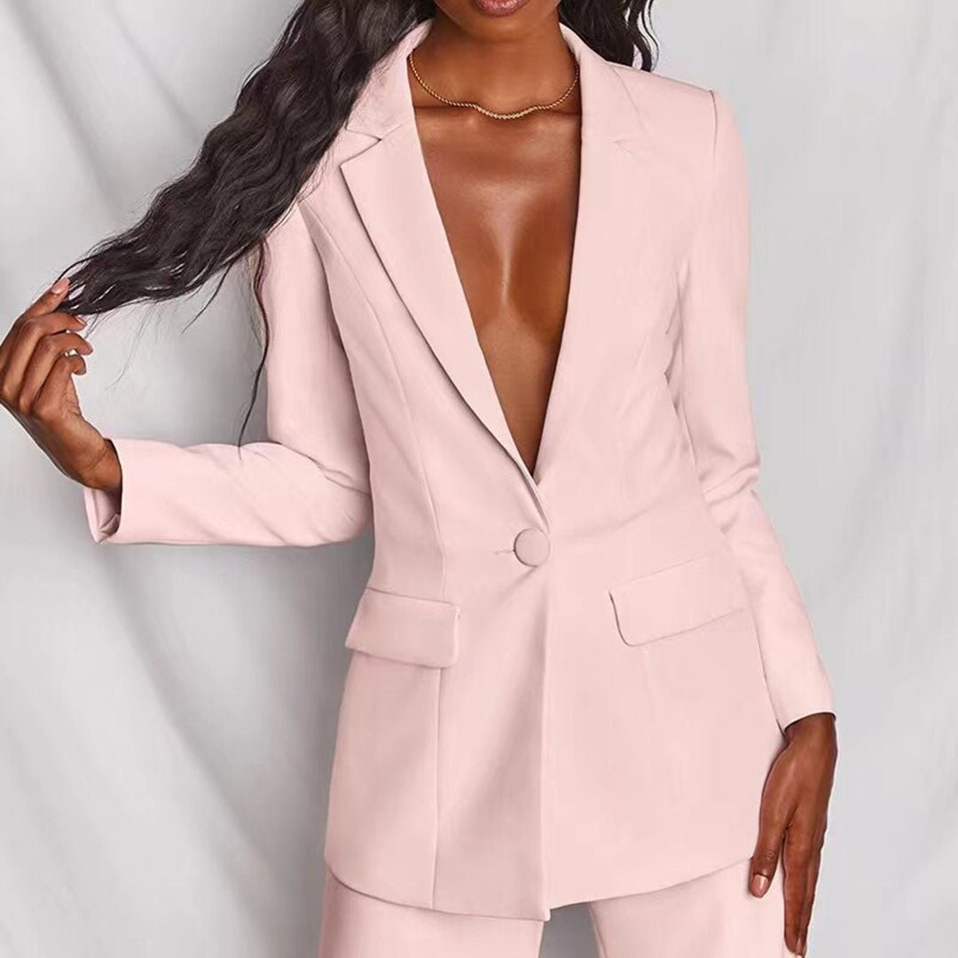 Tirzah | Wide Leg Blazer Set for Women
