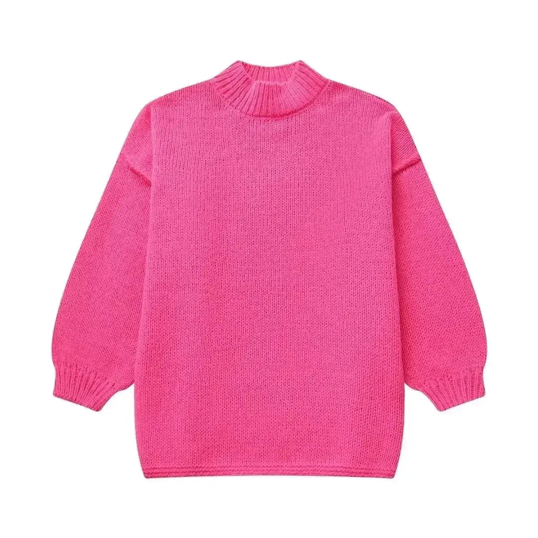 Women's Oversized Autumn Sweater – Relaxed Knit Pullover