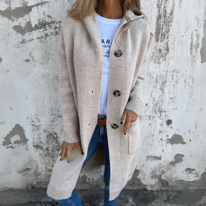 Lorène | Elegant Long Cardigan