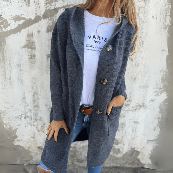 Lorène | Elegant Long Cardigan