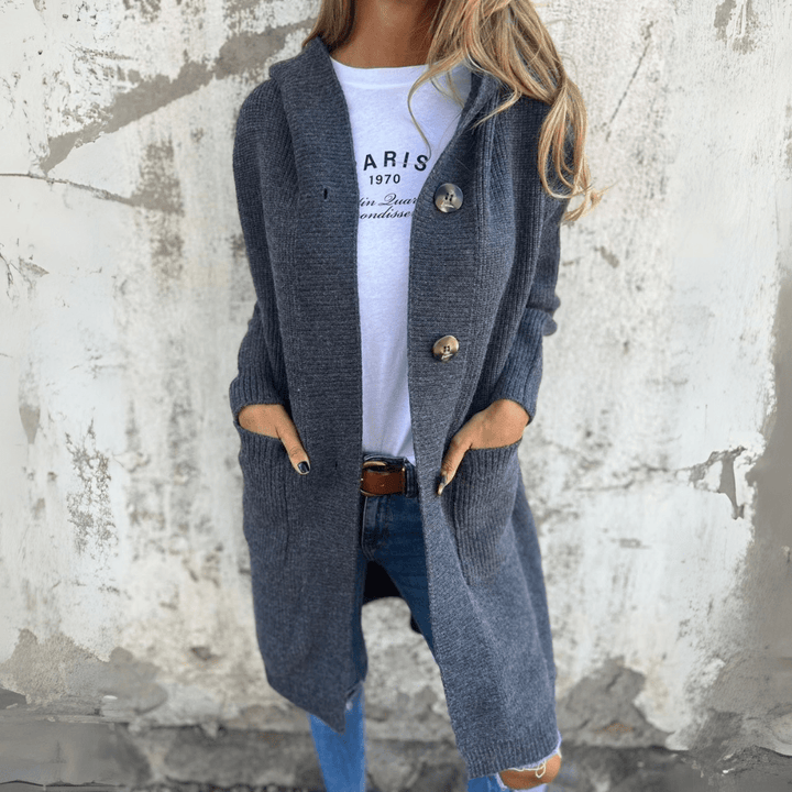 Lorène | Elegant Long Cardigan