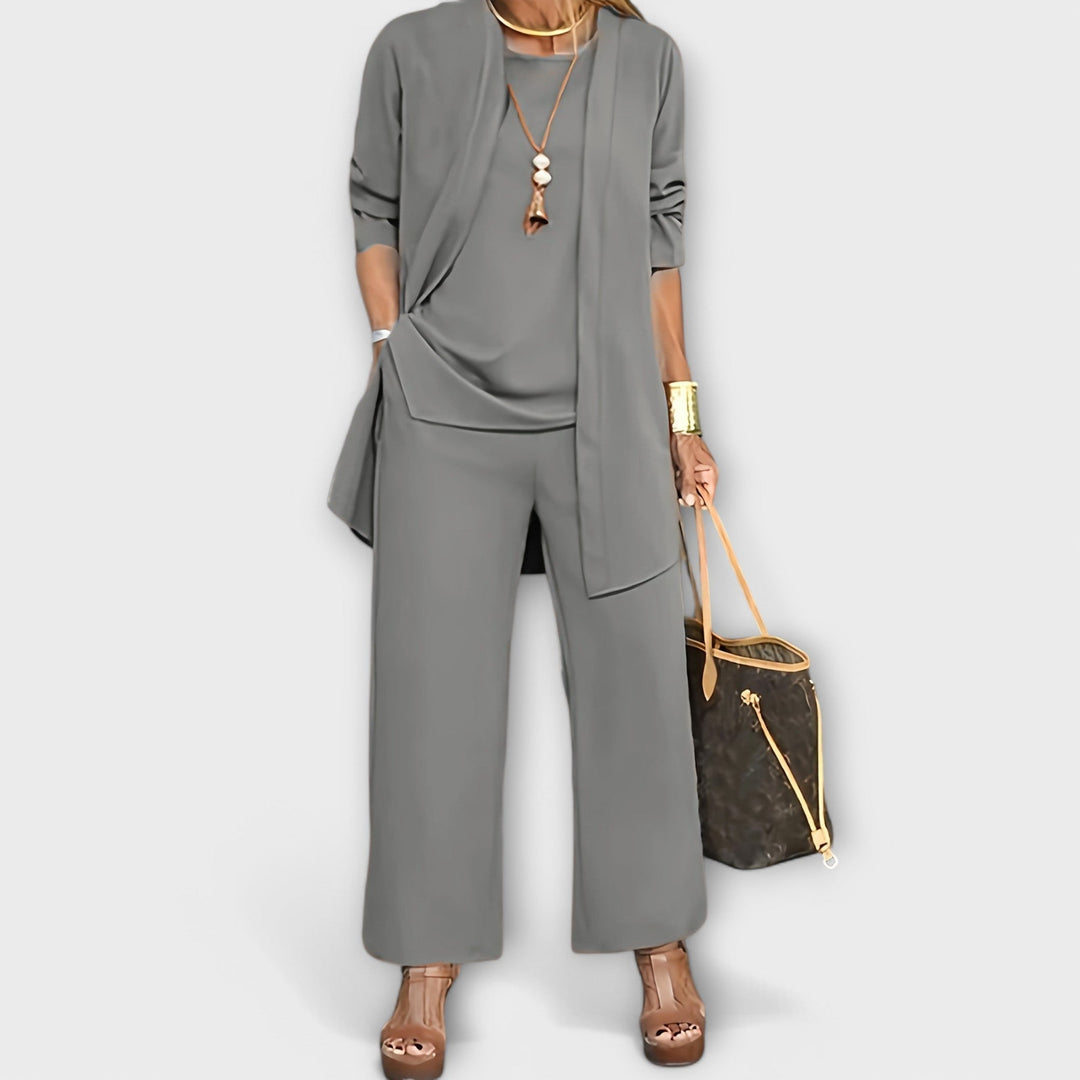 Leocadia | Wide Leg Three-Piece Set for Women