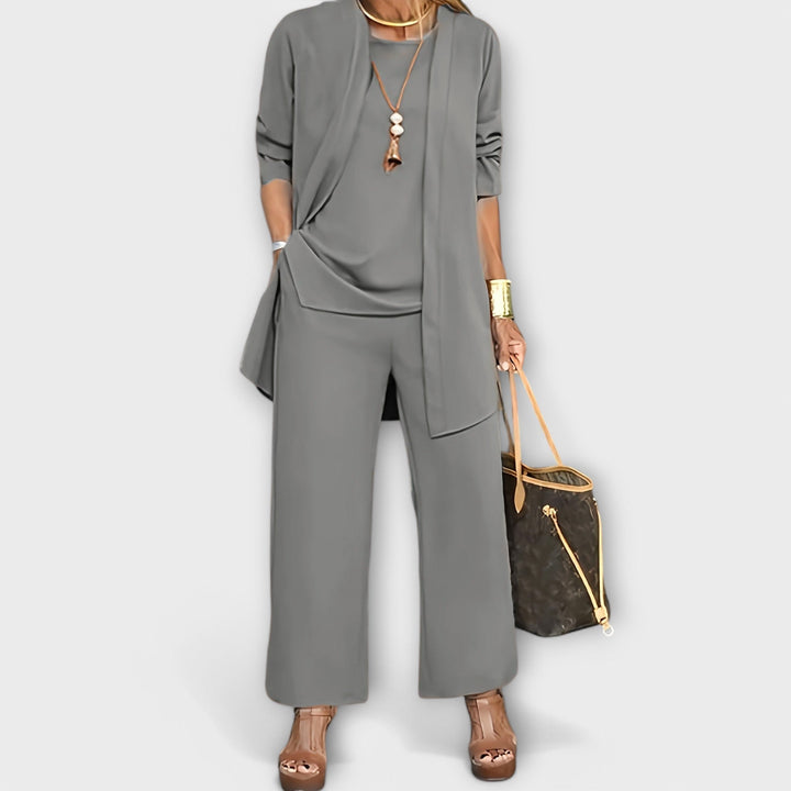 Leocadia | Wide Leg Three-Piece Set for Women