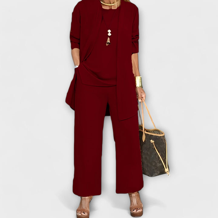 Leocadia | Wide Leg Three-Piece Set for Women