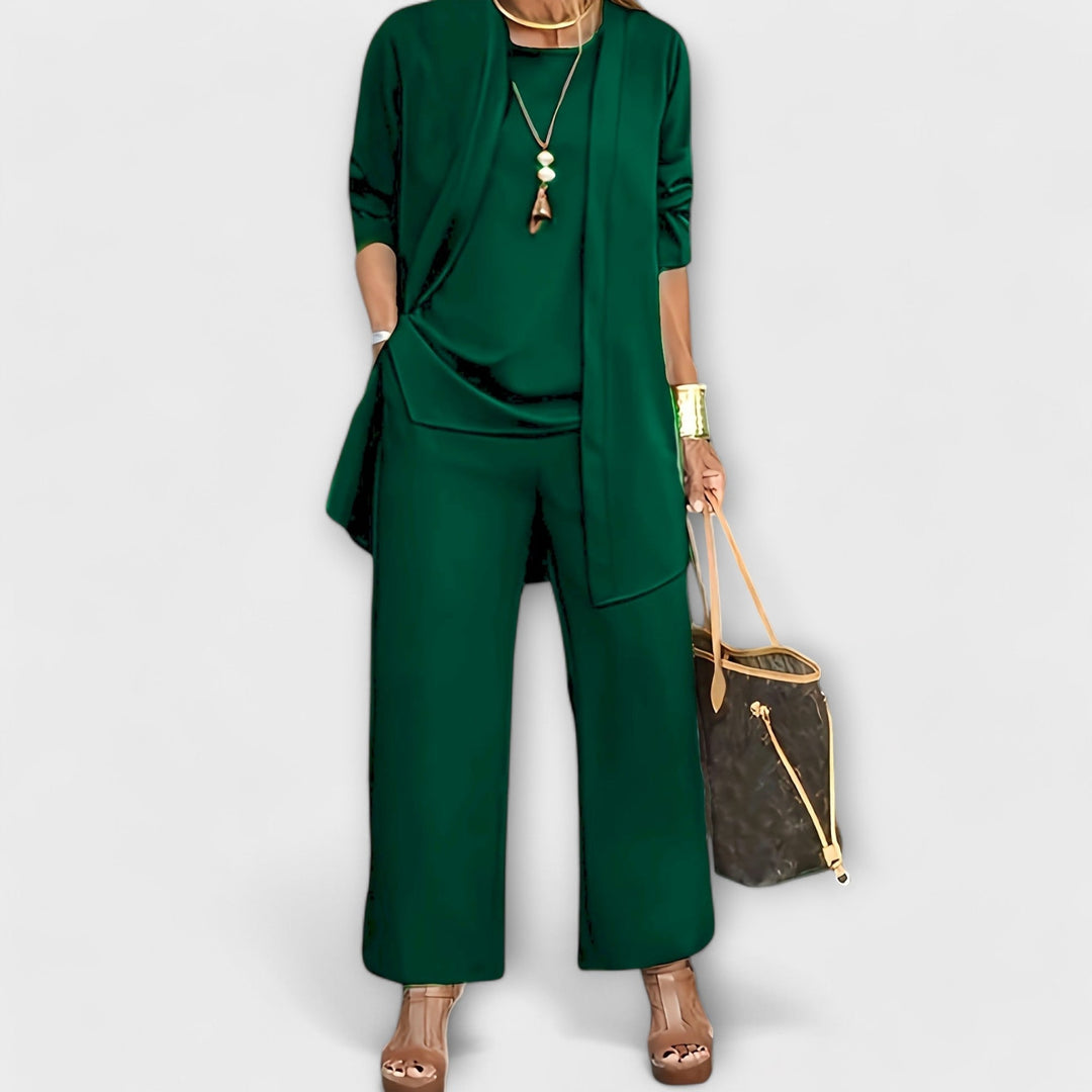 Leocadia | Wide Leg Three-Piece Set for Women