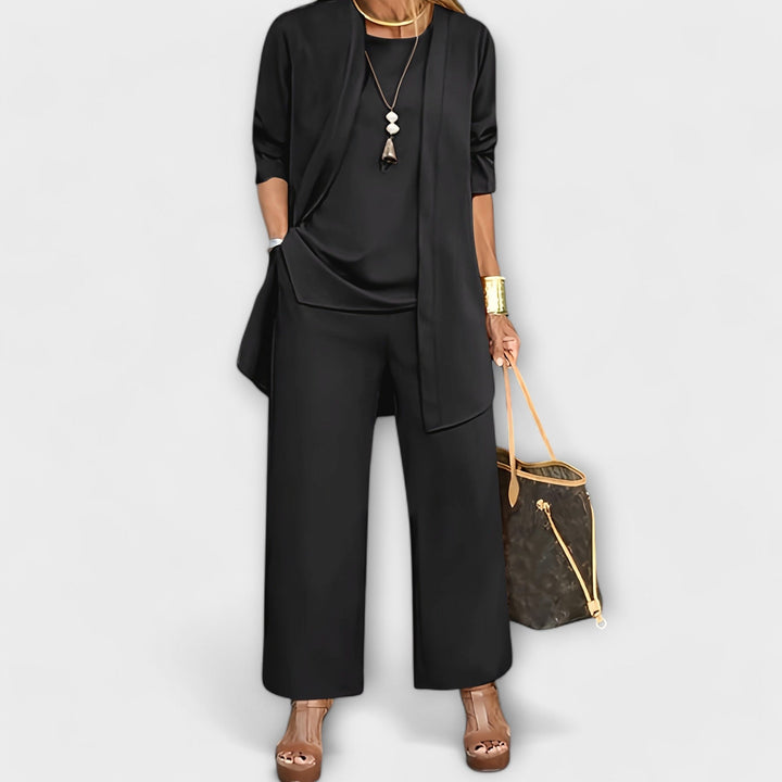 Leocadia | Wide Leg Three-Piece Set for Women