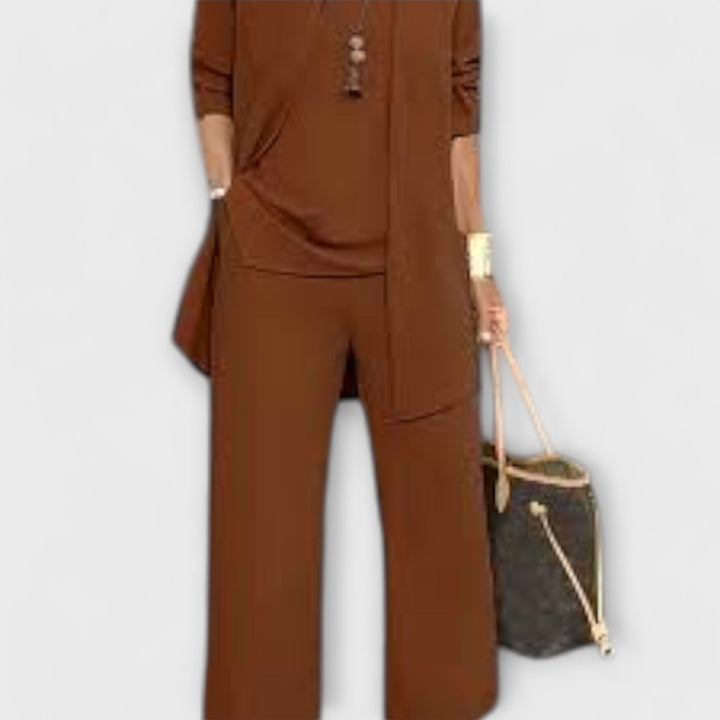 Leocadia | Wide Leg Three-Piece Set for Women