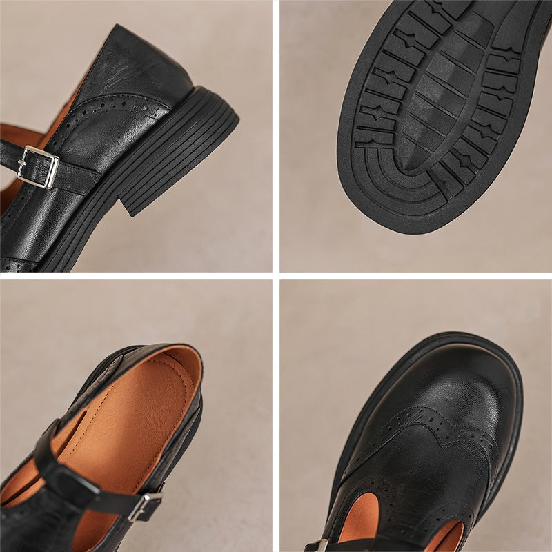 Ailany – Elegant Leather Mary Janes