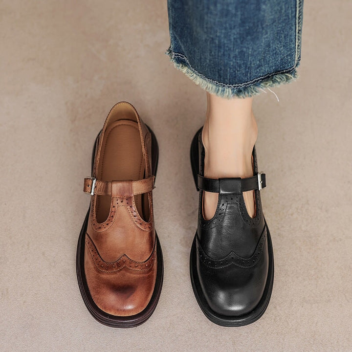 Ailany – Elegant Leather Mary Janes
