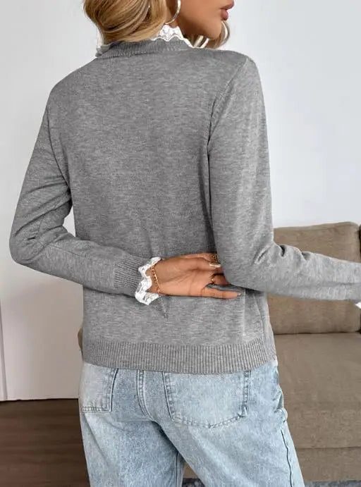 Melodie | Ribbed Knit Sweater with Crew Neck for Women