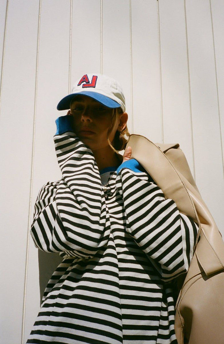 Milla | Striped Oversized Pullover Sweater with Long Sleeves for Women