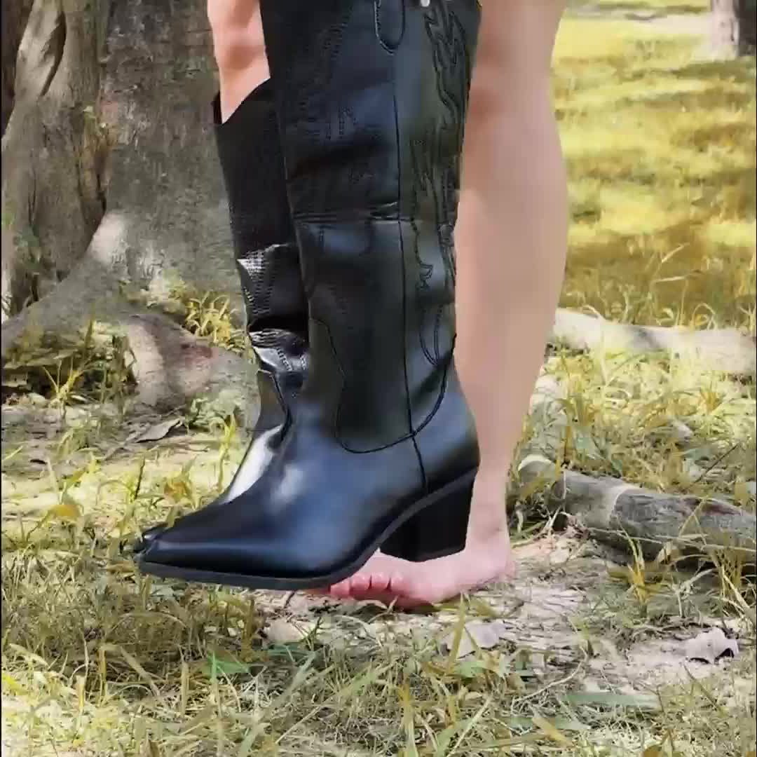 Minka | Western Knee-High Cowboy Boots for Women