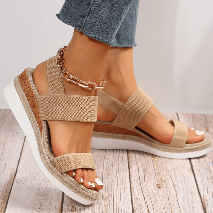 Ellinor | Platform Sandals with Open Toe for Women