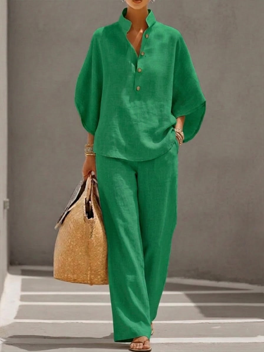 Nadia | Batwing Wide Leg Set for Women
