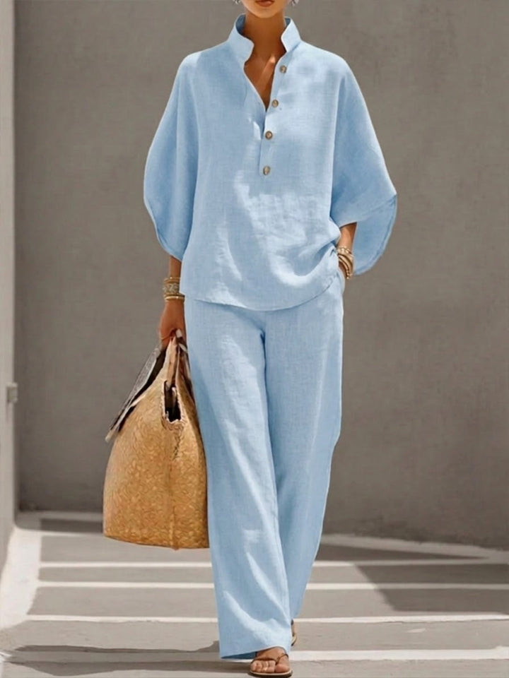 Nadia | Batwing Wide Leg Set for Women