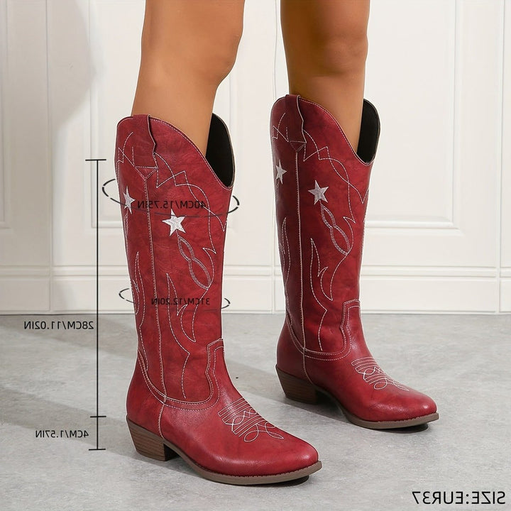 Ravenna | Western Knee-High Cowboy Boots for Women
