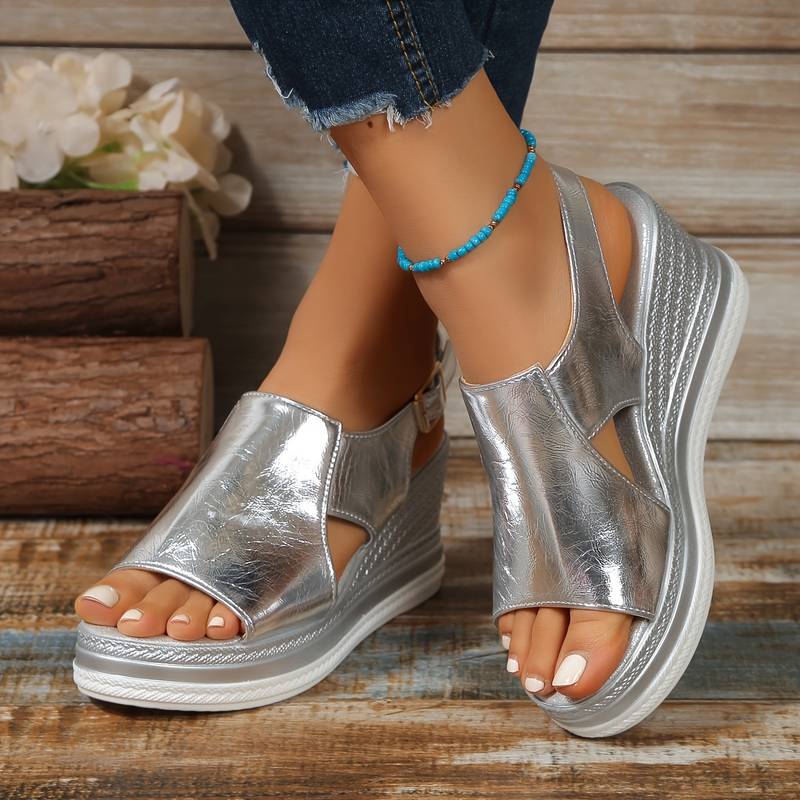 Carla | Platform Wedge Sandals with Open Toe for Women