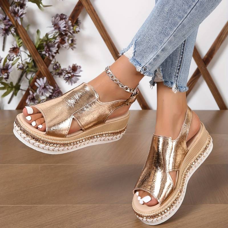 Yelena | Platform Open Toe Sandals for Women