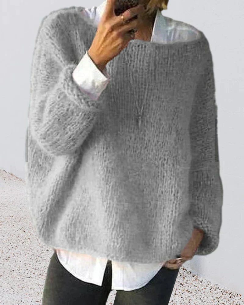 Saraid | Mohair Knit Oversized Sweater for Women