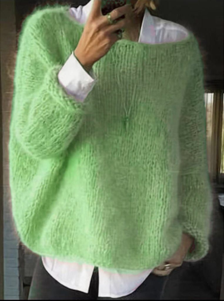 Saraid | Mohair Knit Oversized Sweater for Women