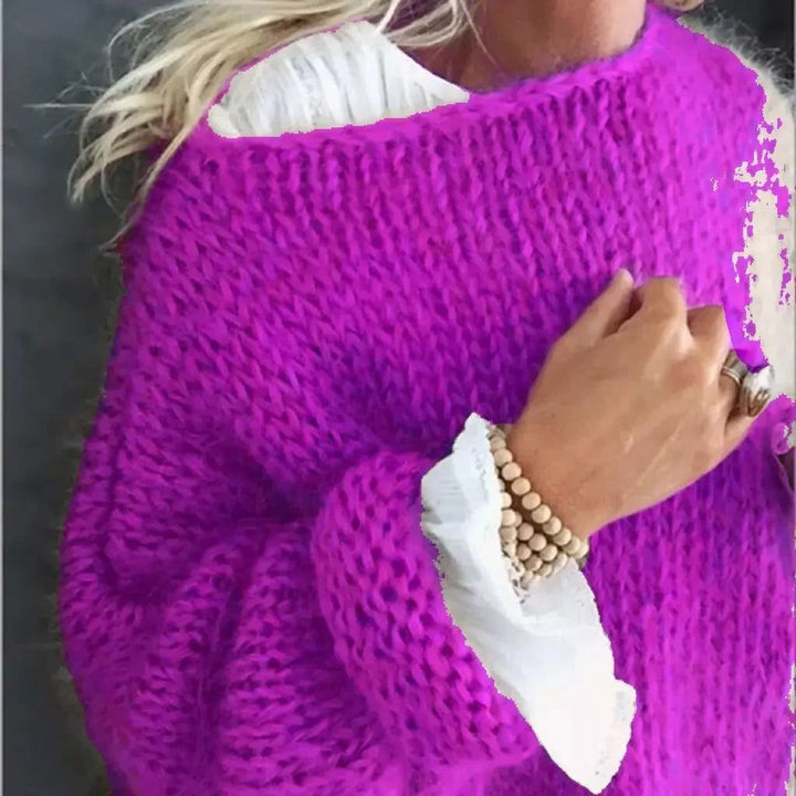 Saraid | Mohair Knit Oversized Sweater for Women