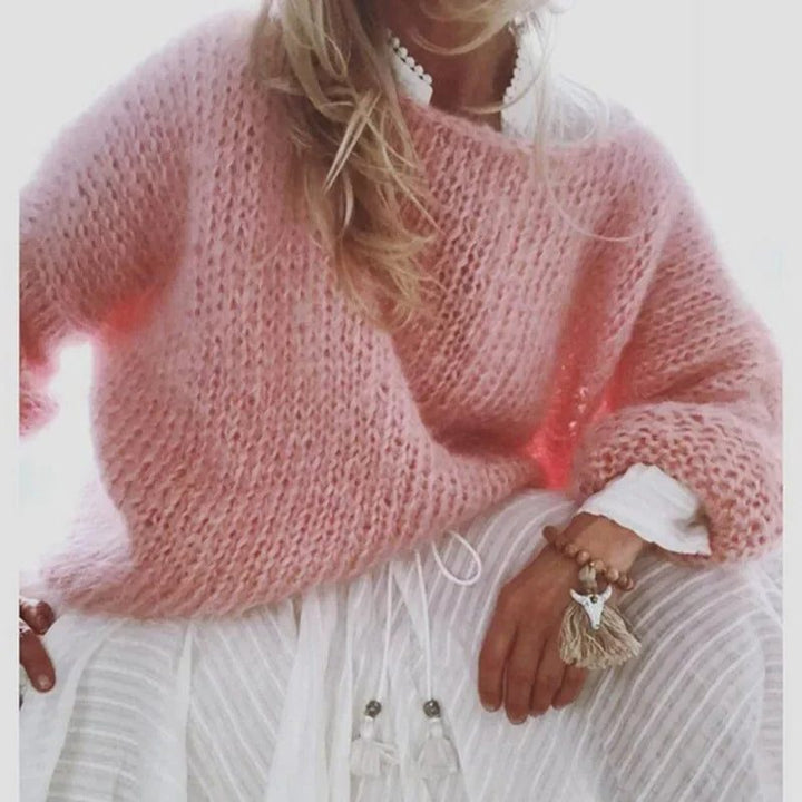 Saraid | Mohair Knit Oversized Sweater for Women