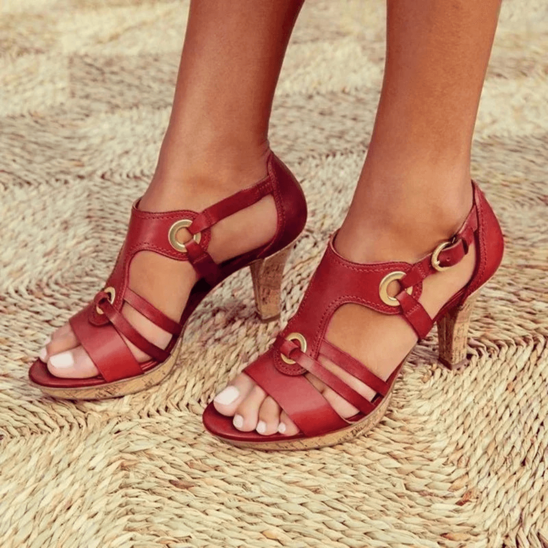 Elsa – Stylish Support Heeled Sandals