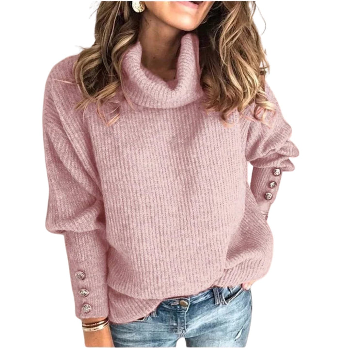 Shoshana | Ribbed Knit Sweater with Cowl Neck for Women