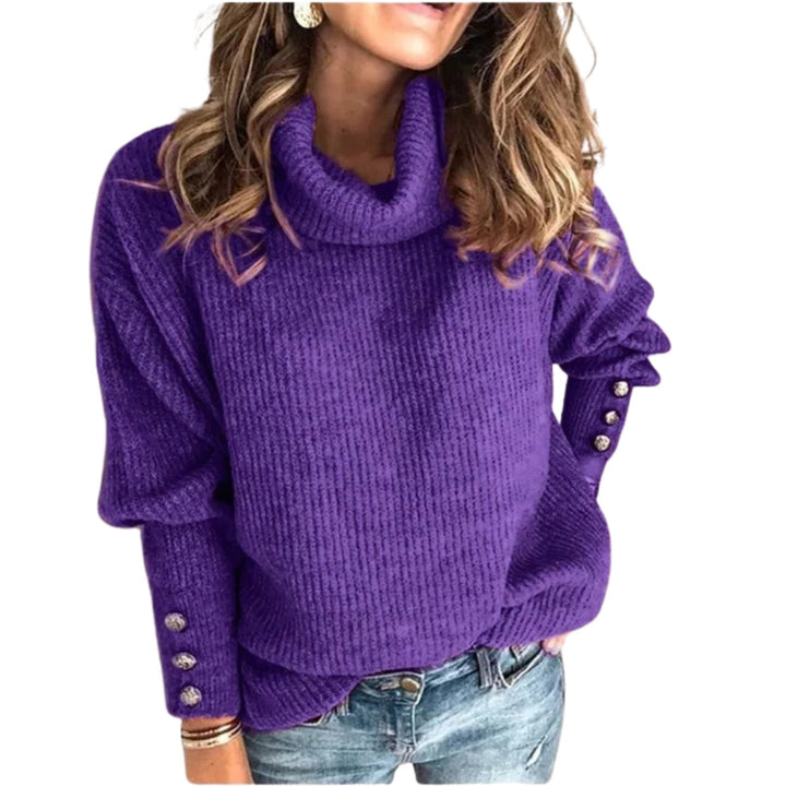 Shoshana | Ribbed Knit Sweater with Cowl Neck for Women