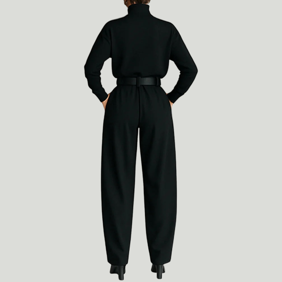 JULIET -Turtleneck & Straight Leg Pants Set