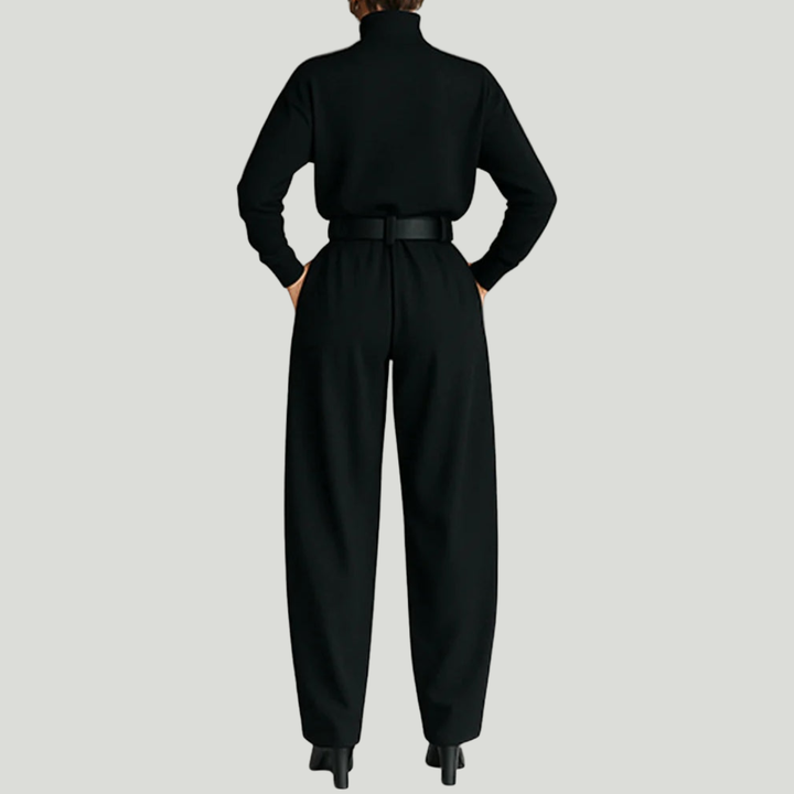 JULIET -Turtleneck & Straight Leg Pants Set