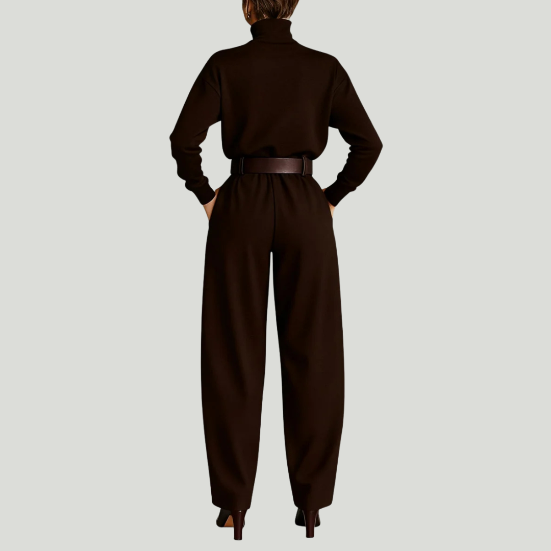 JULIET -Turtleneck & Straight Leg Pants Set