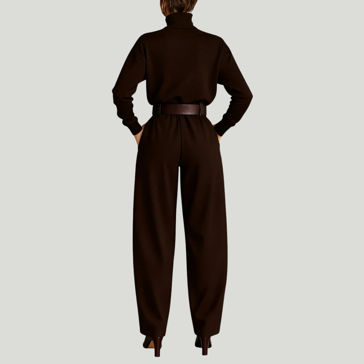 JULIET -Turtleneck & Straight Leg Pants Set