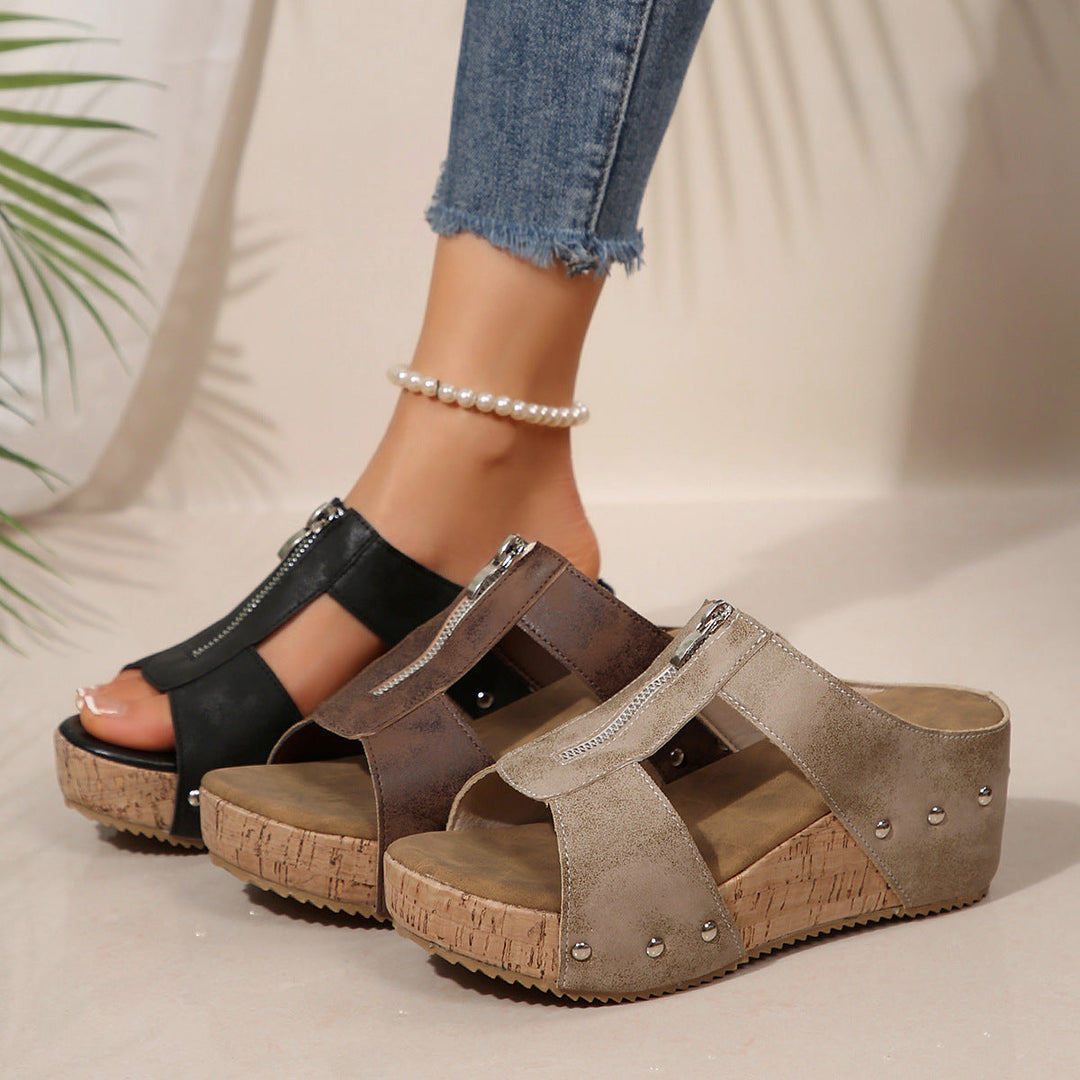 Janette - Balanced Comfort Wedge Sandals