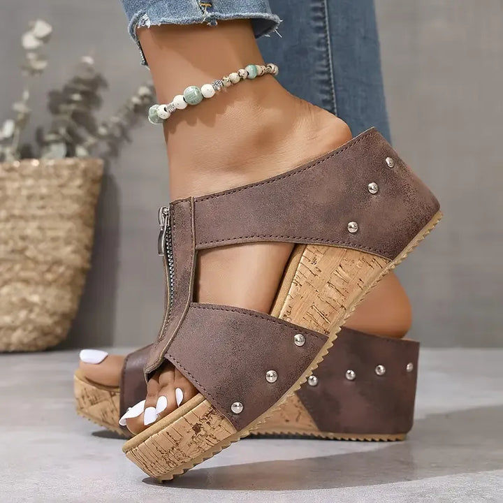 Janette - Balanced Comfort Wedge Sandals