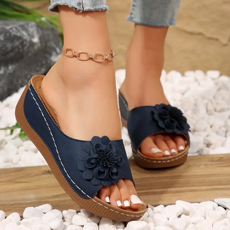 Catherine – Soft Step Floral Sandals