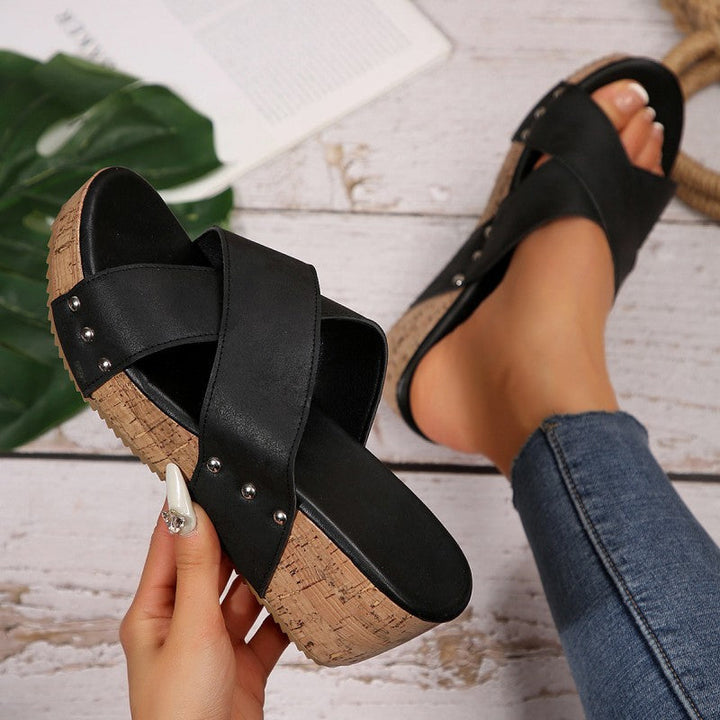 Kimberly – Boho Comfort Wedge Sandals