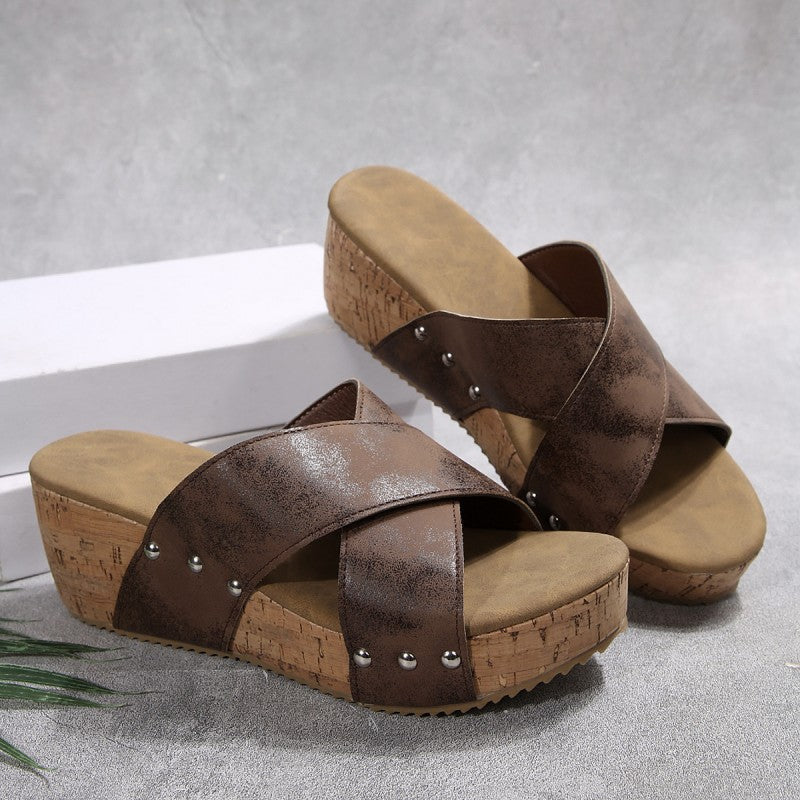 Kimberly – Boho Comfort Wedge Sandals