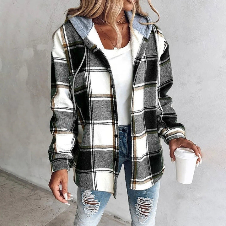 Victorine | Plaid Oversized Cardigan for Women