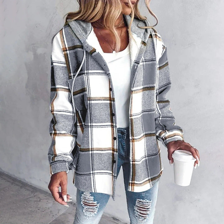 Victorine | Plaid Oversized Cardigan for Women