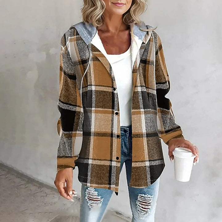 Victorine | Plaid Oversized Cardigan for Women