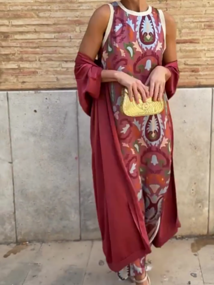 Celeste Cape Dress