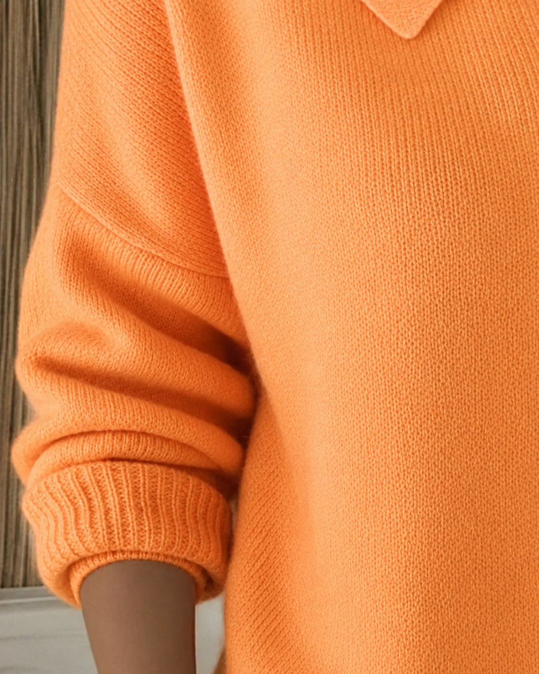 Emma | Women's Relaxed-Fit Button-Up Collared Knit Cardigan – Casual Layering